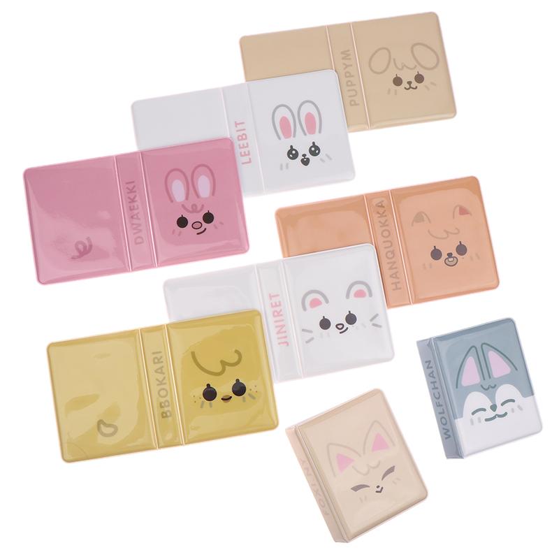 Cartoon Animal 3 Inch Album Photo Postcard Storage Album Idol Pictures Collection Kpop Card Binder Name Card Book Album