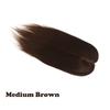 5x5 Inch Silk Top Lace Closure Brown Human Hair Topper With Transparent Lace Front And Natural Hairline For Women