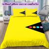 PacMan Anime Soft and Comfortable Duvet Cover, Children's Bedding Set Gift, Extra Large Size, Various Sizes Available