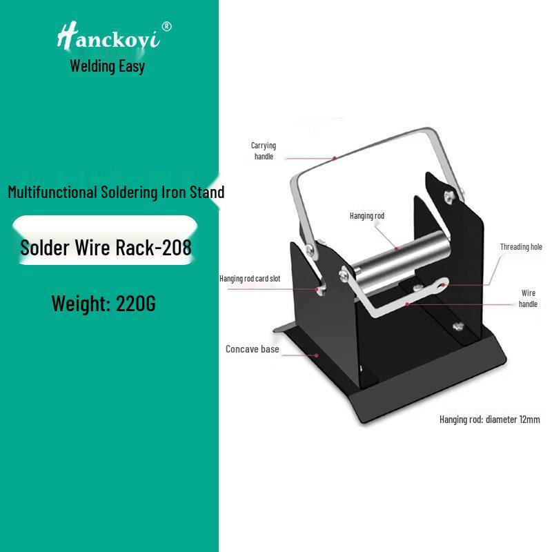 Multifunctional Metal Soldering Iron Stand - Y-Type Holder for Soldering Station