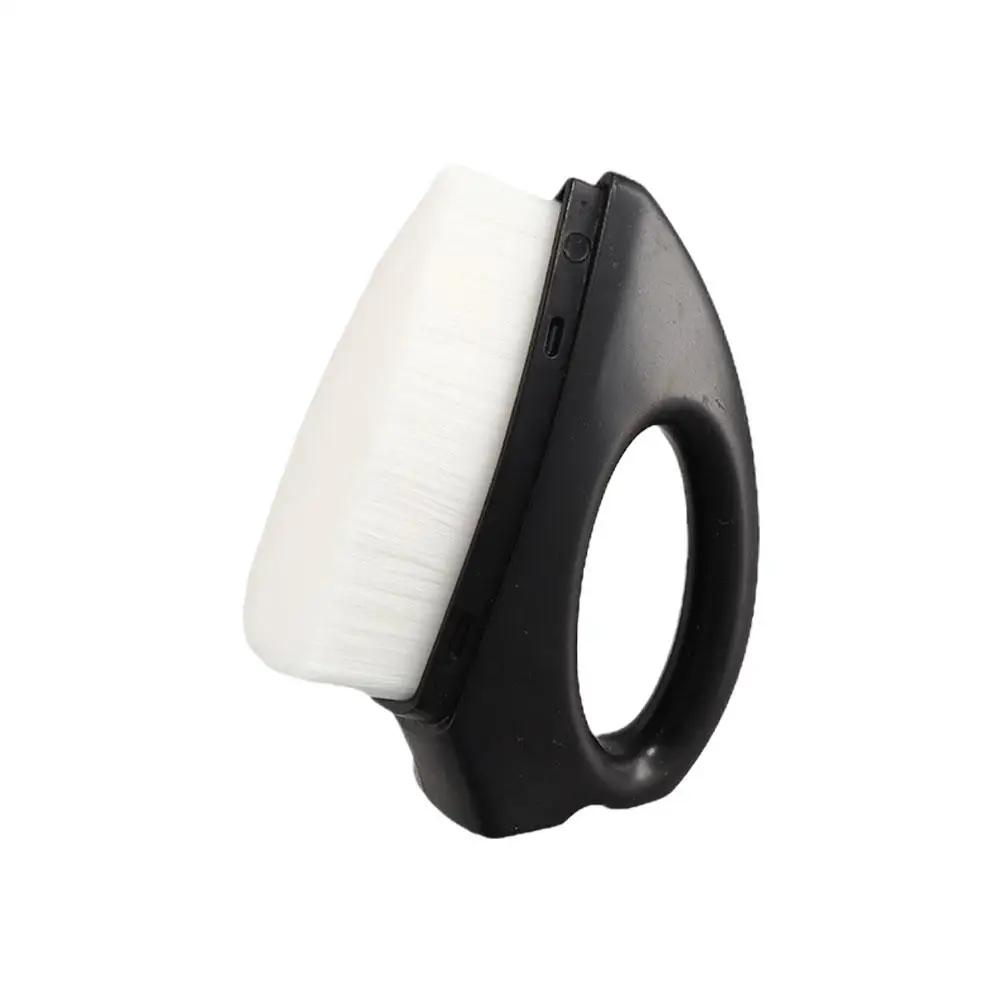 

Аппликатор для полировки автомобильных шин из синтетического волокна - мини-щетка для мытья шин, портативный инструмент для чистки салона автомобиля белый