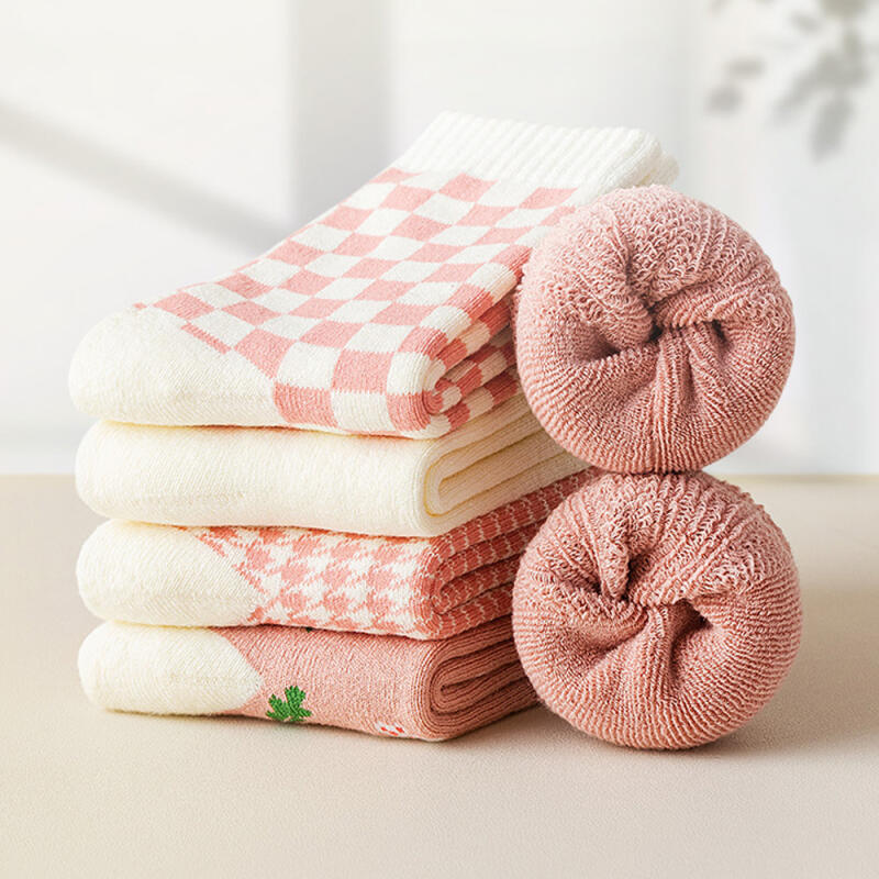 5 Pairs of Diwondi Winter Women's Fleece Warm Socks