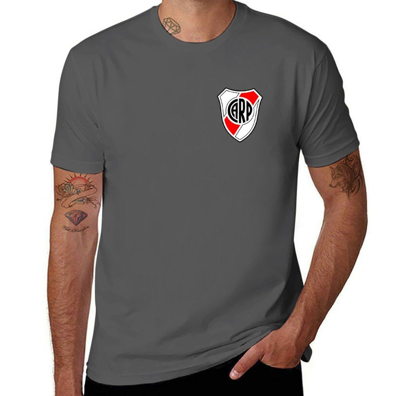 

Club Atlético River Plate T-Shirt man graphic t shirt t shirt men 100% cotton luxury brand T-Shirt 4XL