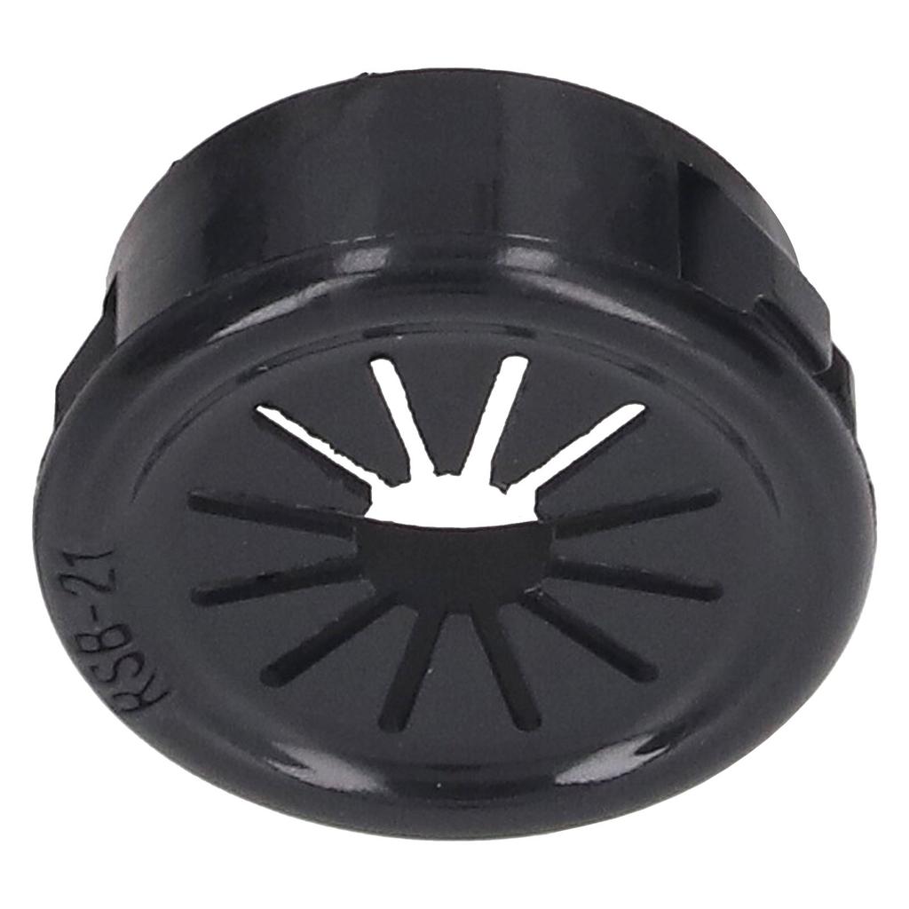 200Pcs Cable Grommets Stable Fixation Fire Resistant Pa66 Insulated Buckle Type Cord Wire Hole Cover Black Inner Hole