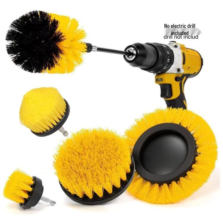 Multifunctional Electric Drill Brush Set for Car, Kitchen, Bathroom & Floor Cleaning