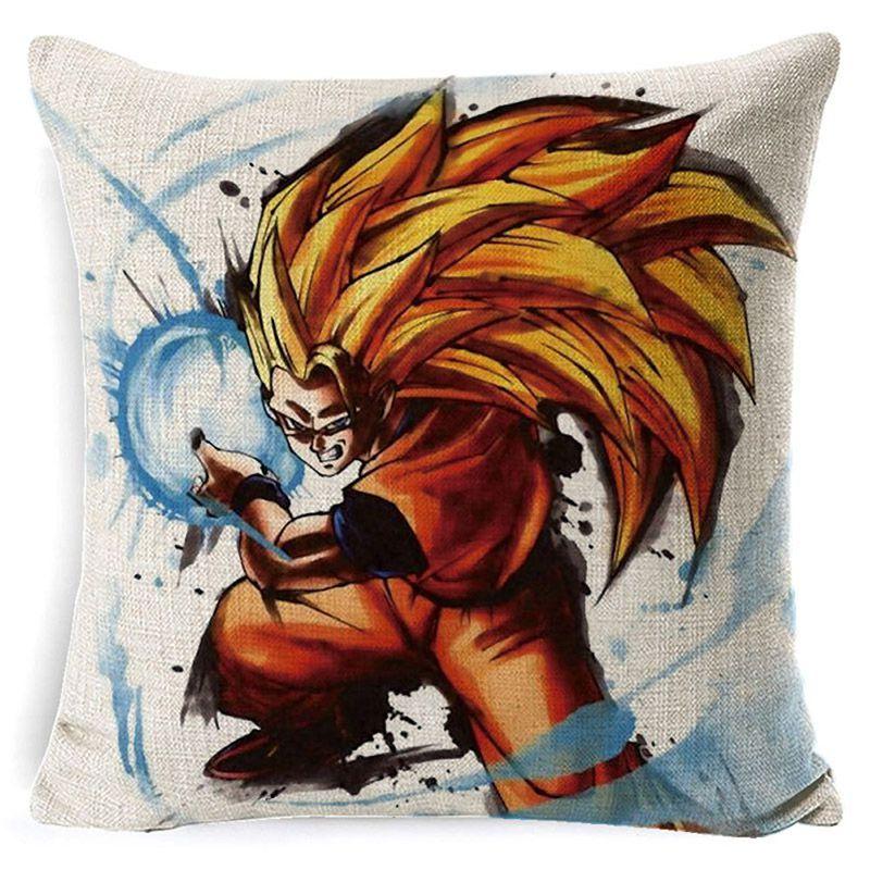 Fronha de Almofada Dragon Ball Incrível Capa de Almofada Quadrada de Desenho Animado Para Sofá Estiloso Decoração de Casa