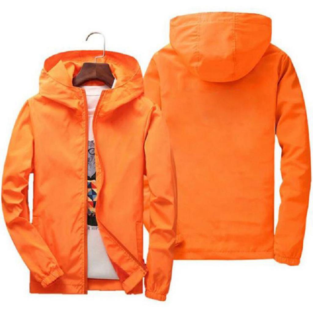 Men's Plus Size Loose Fit Casual Hooded Jacket