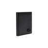 Gucci GG Marmont Bi-Fold Geldbörse, Schwarzes strukturiertes Leder mit mattschwarzer GG-Hardware, Schlanke kurze Herren-Geldbörse für den täglichen Gebrauch 722737-1T56F-1000