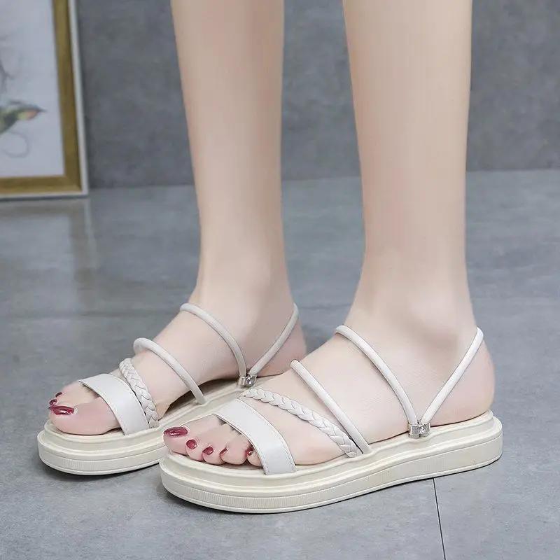 Fashion Platform Height Summer Woman Shoes Sale New Breathable Fashion Chic and Elegant Luxury 2025 Original on Offer Sandals for Women