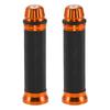 Motoforti Universal Motorcycle Hand Grips Cover Rubber Aluminum Alloy Handlebar Cover for Motorcycle Scooter Bicycle ATV 1pair