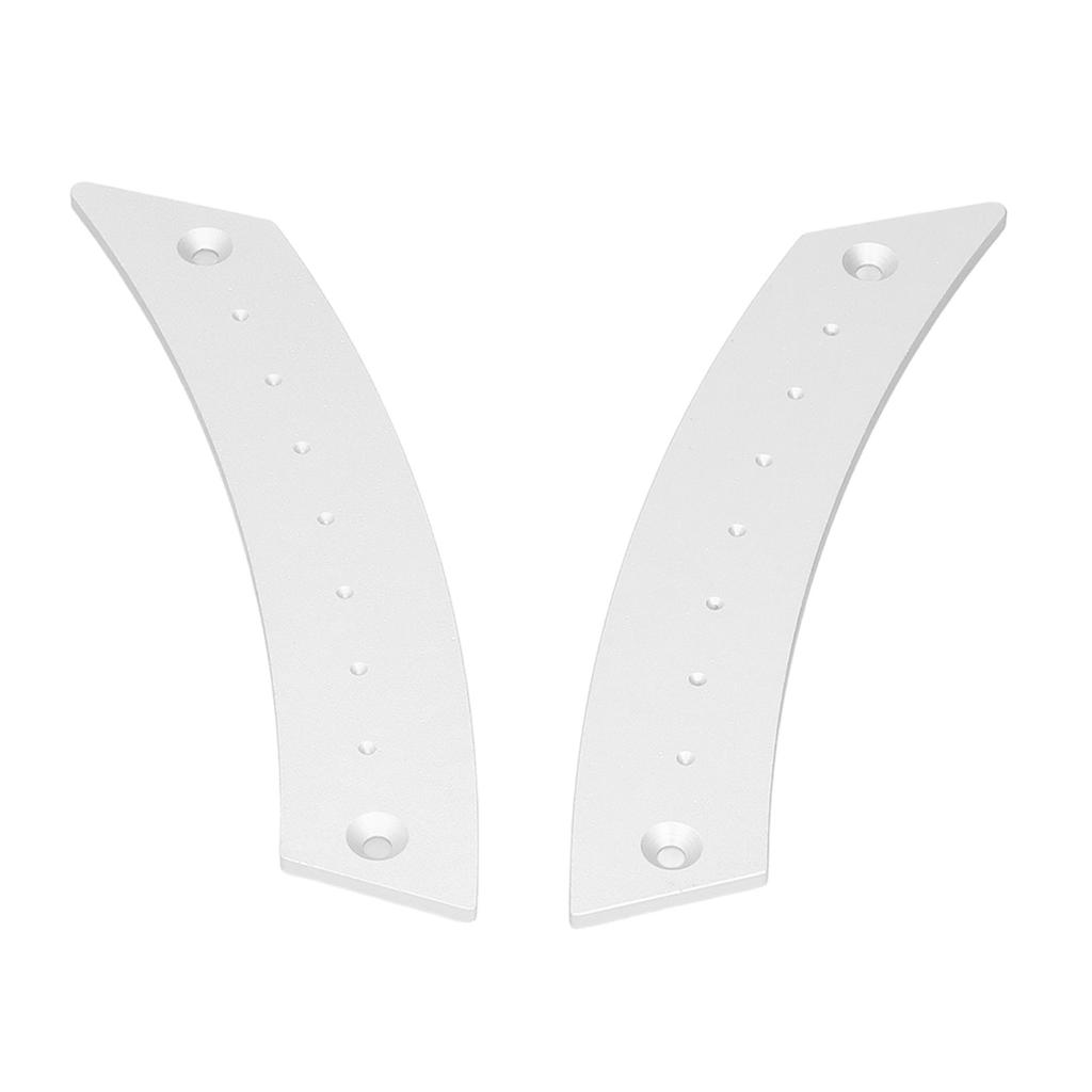 1 Pair Interior Door Pull Handle Aluminum Alloy Inner Door Handle Replacement Car Accessory