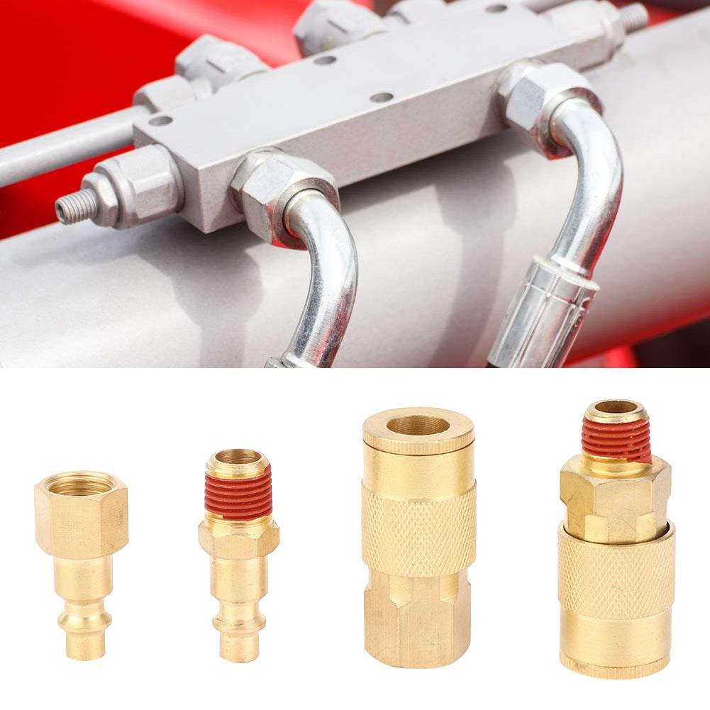 12pcs 1 4 Inch NPT Air Hose Connector Quick Release Male Female Coupler Pneumatic Fitting