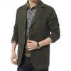 Frühling und Herbst Casual Anzug Herren Baumwolljacke Herren Koreanische Ausgabe mittleren Alters Große Größe Kleiner Anzug Herren
