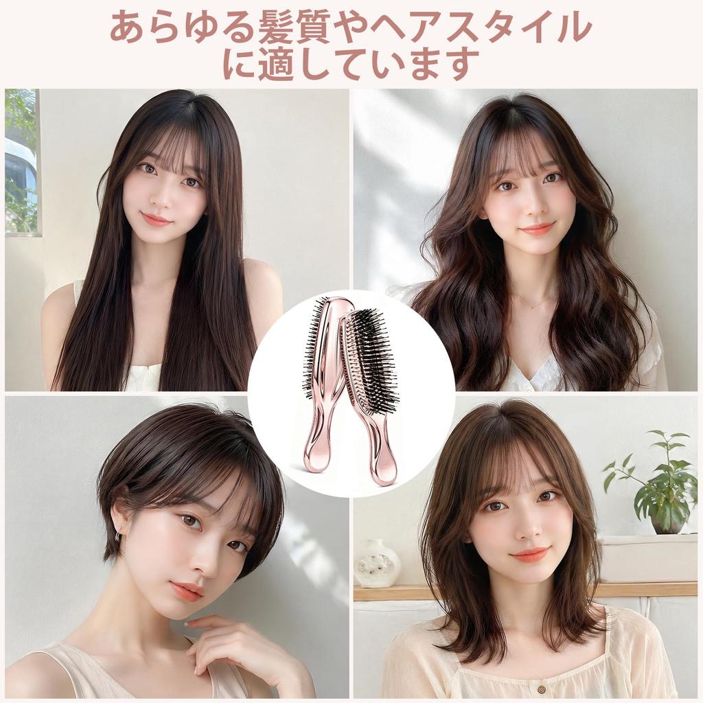 Simofuze Scalp Brush Shampoo Brush Hair Brush Special Double Bristle Structure Scalp Massage Hair Growth Brush Washing Structure Gentle On Hair Shiny