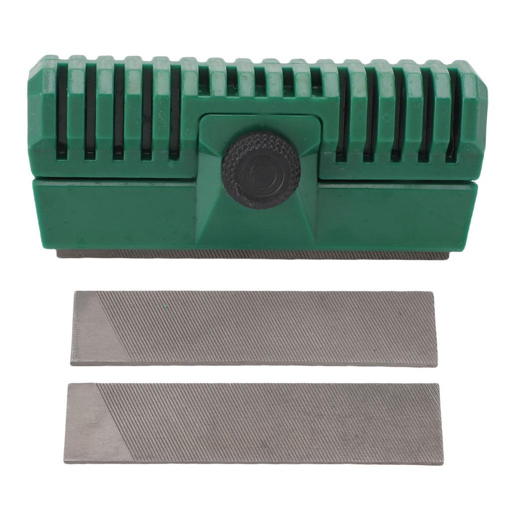 Chainsaw Rail Dresser Tool Kit ABS Steel Chainsaw Guide Bar Rail Dresser File Repairer Tool for