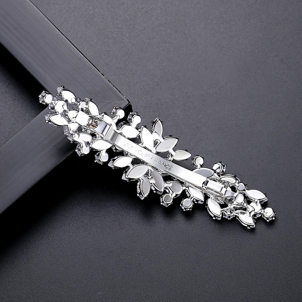 New Luxury Bridal Wedding Hair Pin Fashion Ladies Gifts Crystal Barrettes Woman Trendy Sparkling Elegant Geometric Clips Head