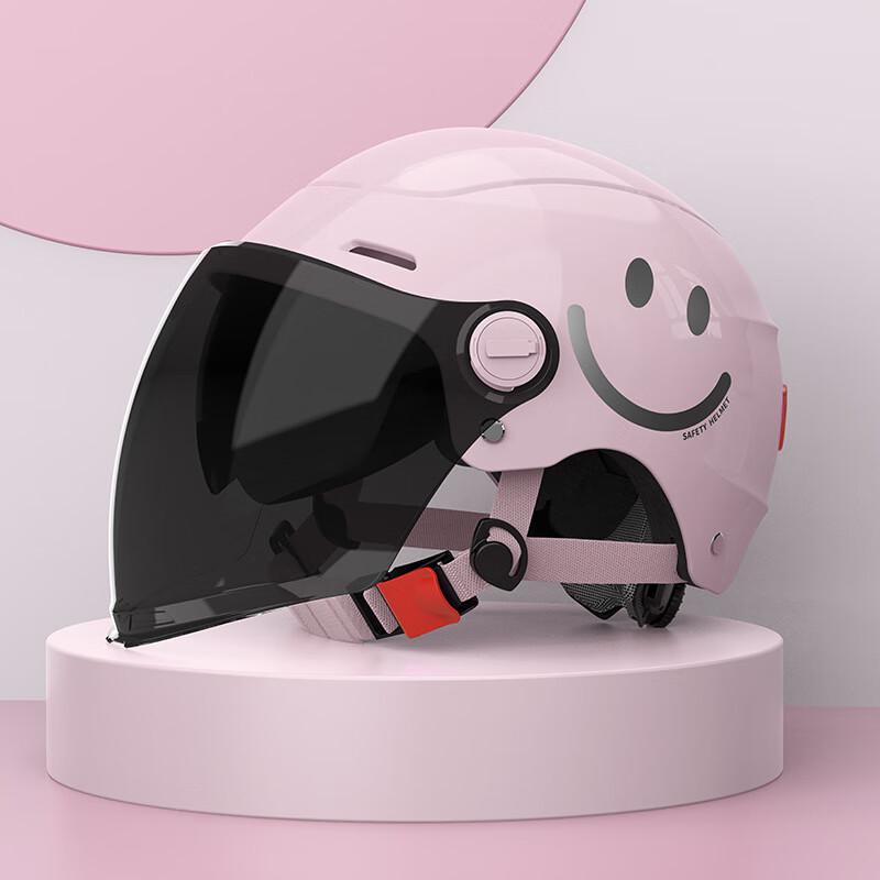 Miling Dual Visor Motorcycle Helmet with Tail Light One Size