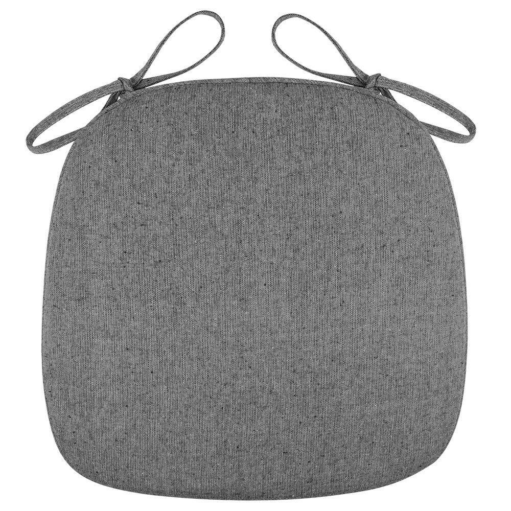 

Removable Tie On Dining Room Washable Non-slip Home Decoration Chair Pad Chair Cushions Seat Pad чёрный
