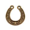 Vintage Horseshoe Charms Alloy Metal Pendants For DIY Jewelry Lucky Themed Accessories