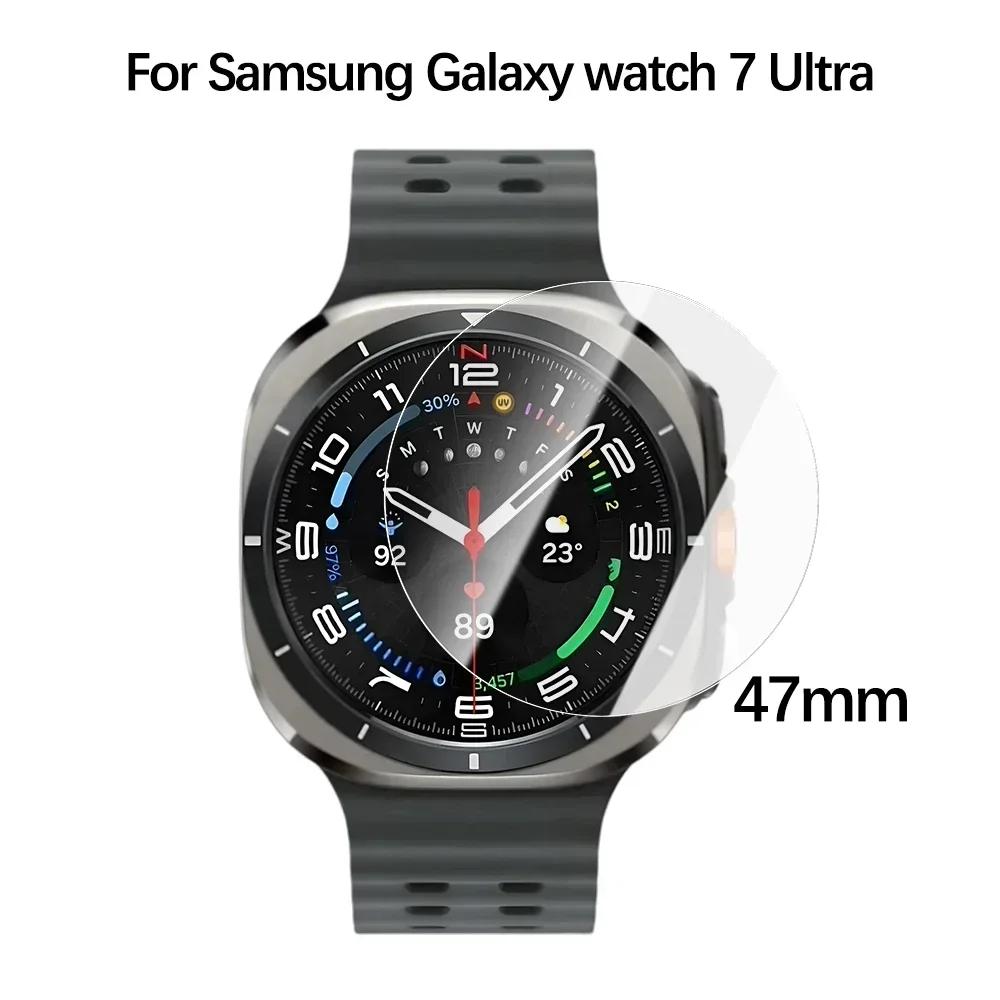 Tempered Glass Screen Protectors for Samsung Galaxy Watch 7 40mm 44mm 47mm Smartwatch HD Clear Protective Film for Galaxy Watch7