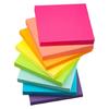 8 Pcs Colorful Note Pad Adhesive Stickier Note Aesthetic Memo Pad Simple Stickier Notes School Office Supplies