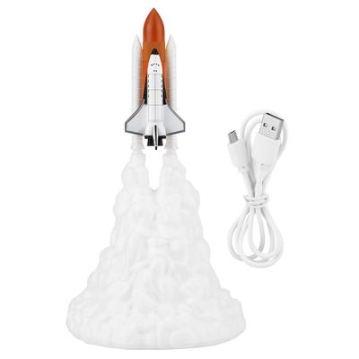 3D Printing Space Shuttle Lamp USB LED Children Baby Night Light Room Decor 110-220V