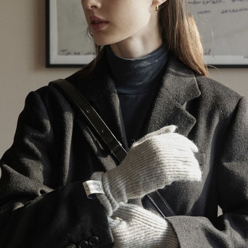 NONLOCAL Daily wool touch finger gloves - 6color