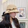 Curled Top Hat Autumn and Winter Thin Japanese Fashion Bucket Hat Sunscreen Visor Hat