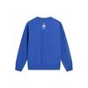 Li-Ning Lining Culture Series Solid Color Plus Velvet Warm Loose Pullover Sweatshirt Men Sweatshirt Bright-Blue AWDT901-2
