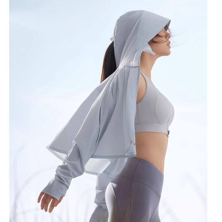 Anta Zhe Zhe Zi 2nd Generation Series Solid Color UV Protection Hooded Sun Protection Clothing Women outerwear 962327705-3
