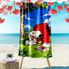 Snoopy and Woodstock with Donuts Print Beach Towel Quick-drying for Travel Outdoor Sports Jogging Beach and Swimming