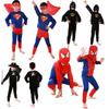 Breathable And Comfortable Kids Halloween Superman Bat Spider Man Cosplay Outfit