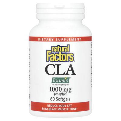 Natural Factors, CLA, 1,000mg, 60 Softgels