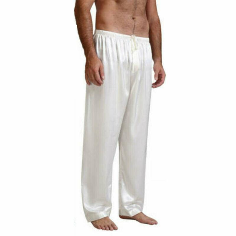 Casual Uomo Pantaloni Sciolto Seta Raso Pigiama Nightwear Pigiama Pigiama  Pantaloni Sleep Bottoms Pantaloni acquista in modo economico — spedizione  gratuita, recensioni reali con foto — Joom