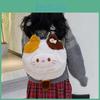 Dog Cat Animal Plush Backpack Schoolbag Casual Outings Lightweight Bag Kids Gift