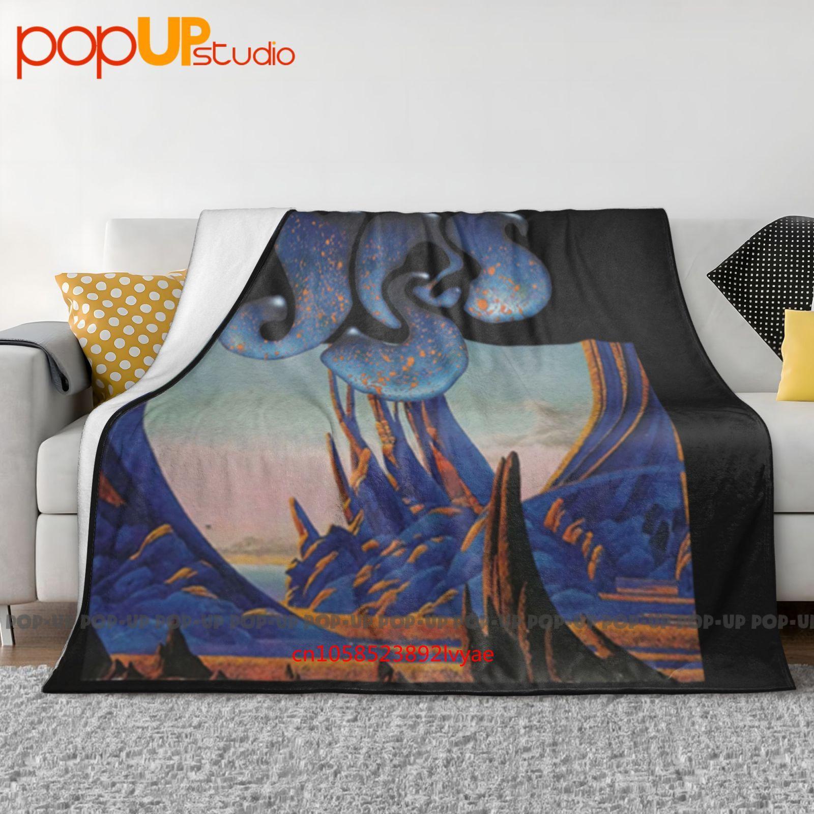 Yes Rock Band Logo 01 Ultra-Soft Blanket Quilt Winter Sofa Cover Bed Covers Size: 75*100cm, Weight: 230 GSM
