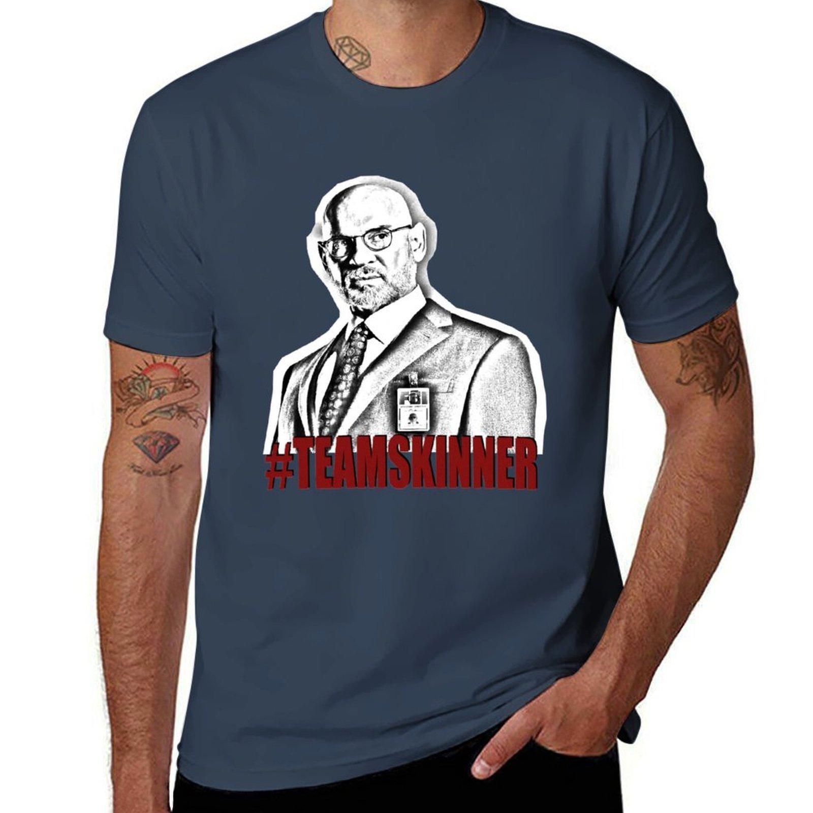 The Xfiles Walter Skinner Sketch Tshirt Simple Trendy Casual Tshirt S