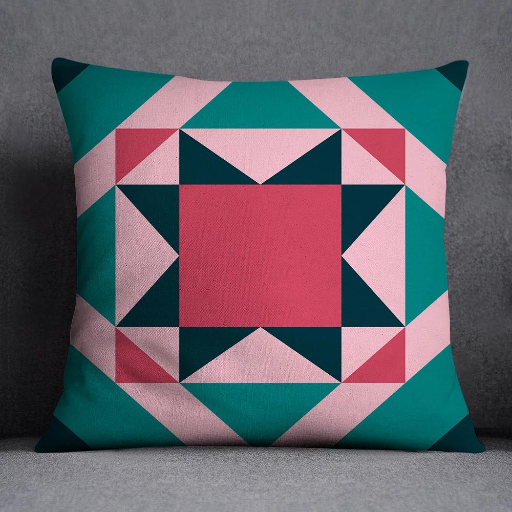 Wohnkultur Geometrische Design Kissenbezug Schlafzimmer Wohnzimmer Minimalistischen Büro Auto Innen