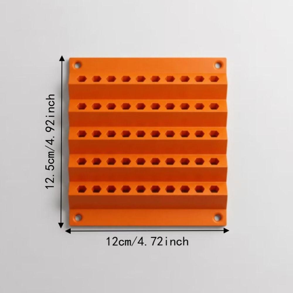6.3mm Screwdriver Bit Organizer 3D Printing Drill Bit Storage Stand Professional Use
