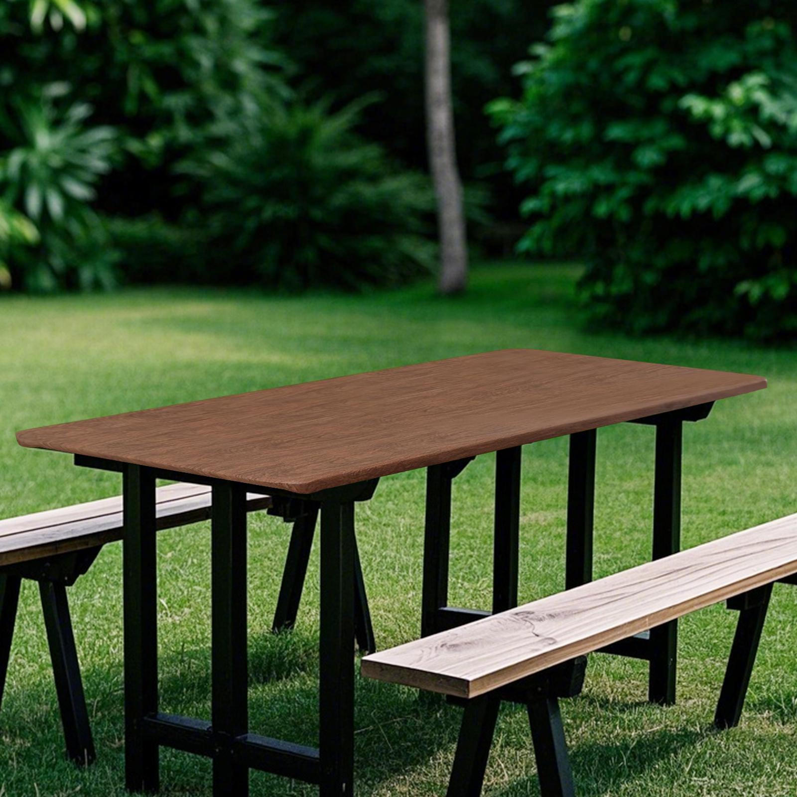 

Прямоугольная скатерть, эластичная угловая, маслостойкая, водонепроницаемая, протираемая, для кемпинга fit 30x72inch