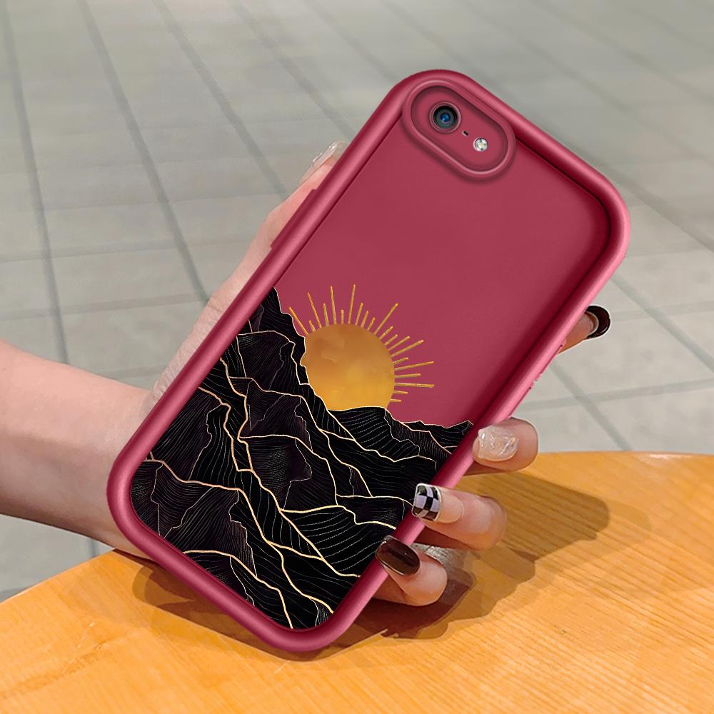 Weiches Silikon-Telefongehäuse mit quadratischem Leiterdruckmuster, vollständige Kameraabdeckung, stoßfeste Gummischutzhülle für iPhone Infinix Tecno OnePlus