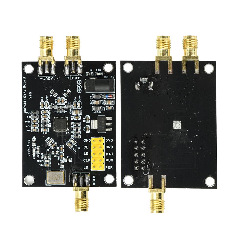 ADF4351 RF Signal Generator Module 35MHz-4.4GHz Wideband Sine Square Wave Output SPI 3-Wire 3.3V/5V Power Supply For RF R&D