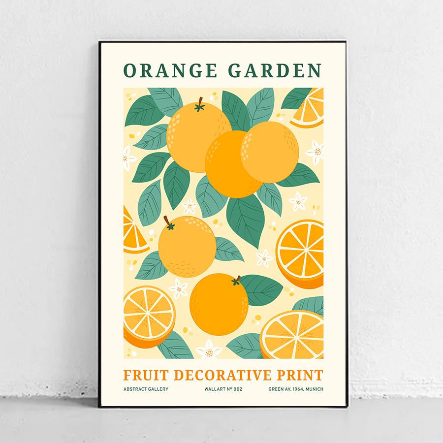 Fruit Market Strawberry Lemon Orange Banana Cherry Wall Art Nordic Posters Pictures For Living Room Decor Canvas Prints Painting