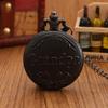 2pcs/set, Men's Pocket Watches, Antique Pocket Watch 'Grandpa' Vintage Quartz Punk Necklace Pendant Alloy Watch Art Collection Gifts.