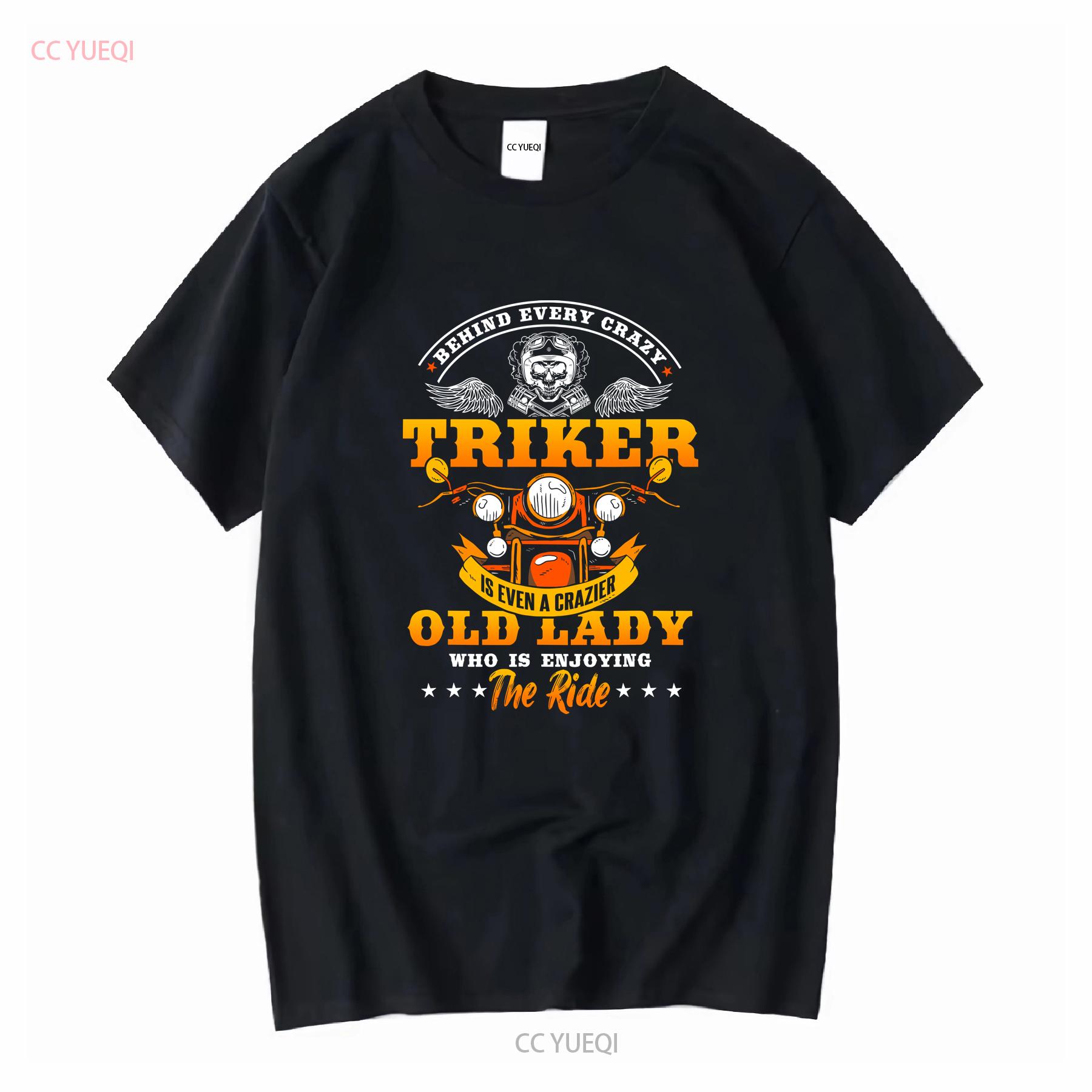

Triker And Trike Grandma Grandpa T Shirt vintage Washed Casual graphic Comfortable Versatile streetwear Soft homme Breathable 4XL