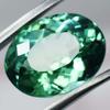 Natural Bluish Green Sapphire Loose Gemstone Montana 11.60 Ct Oval Cut September Birthday Birthstone