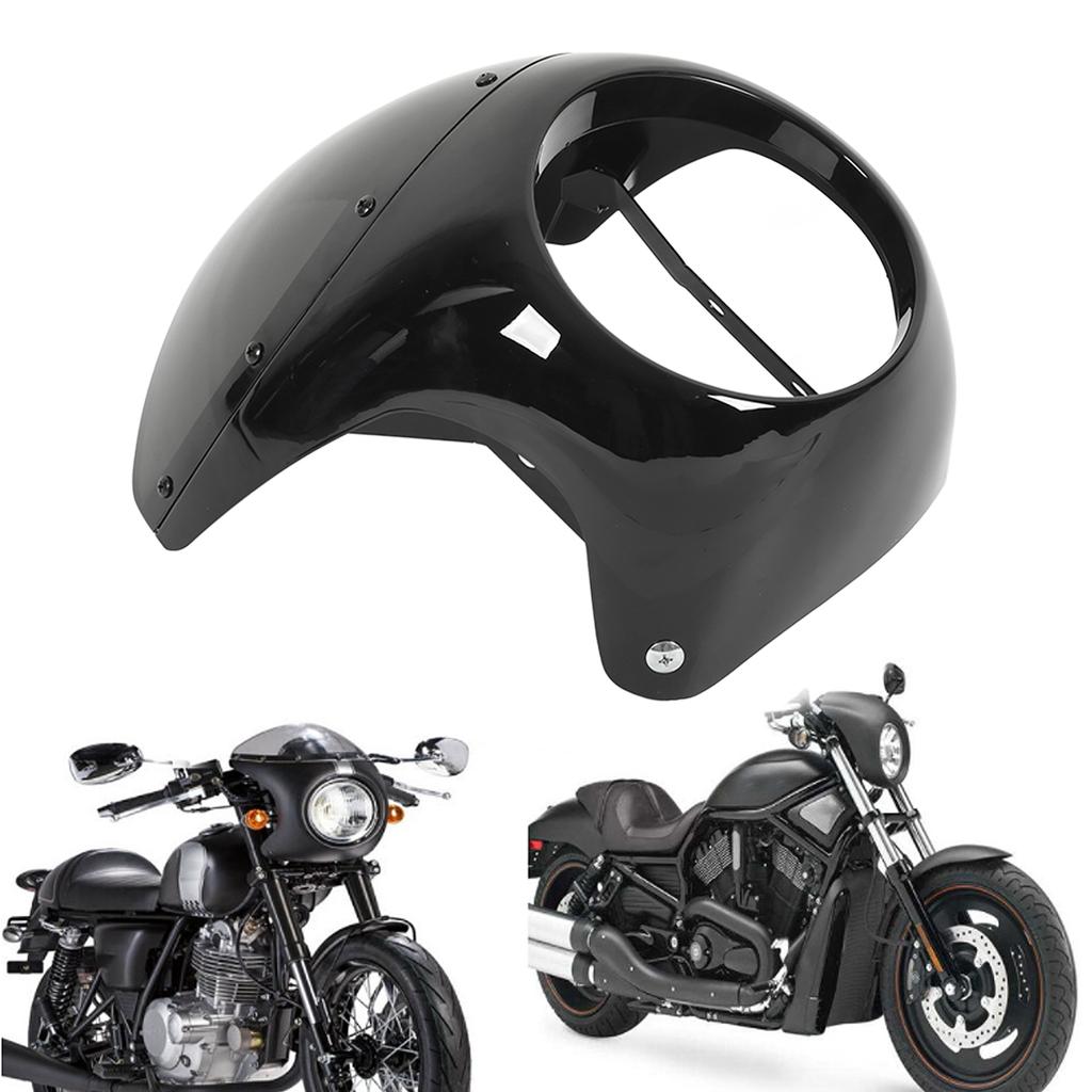 7in Motorcycle Headlight Fairing     Aging Resistant   Fit for Round Headlights Motorbike