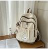 Schoolbag Backpack Women's 1011 Summer New Trend Middle School Student School Bag Large Capacity Short Trip Lightweight Travel Bag