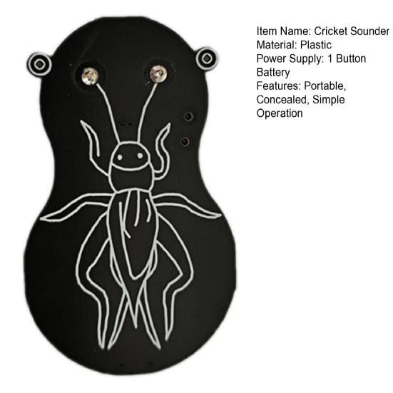 Cricket Noise Maker Prank Hidden Beeping Device for Office Home April Fools