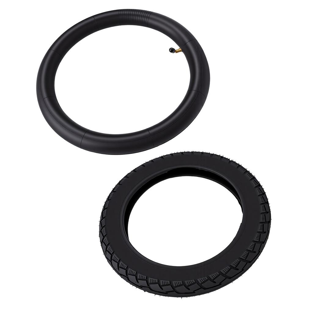 Conjunto de Pneu e Câmara de Ar 14 X 2.125 57 254 Pesado Pneu de Reposição para Patinete Elétrico de 14 Polegadas Bicicleta Elétrica com